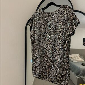 Sequin Dolman Dress